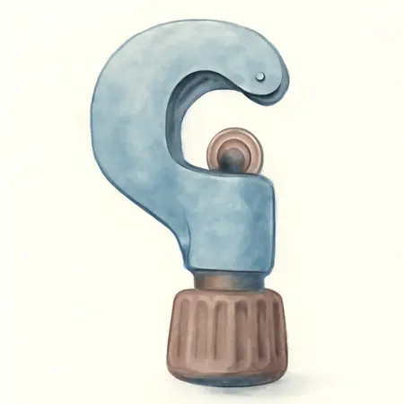 Water color illustrative image of a generic 3/4 in. Tubing Cutter