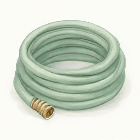 Water color illustrative image of a generic 100 ft. x 3/4 in. Contractor Garden Hose