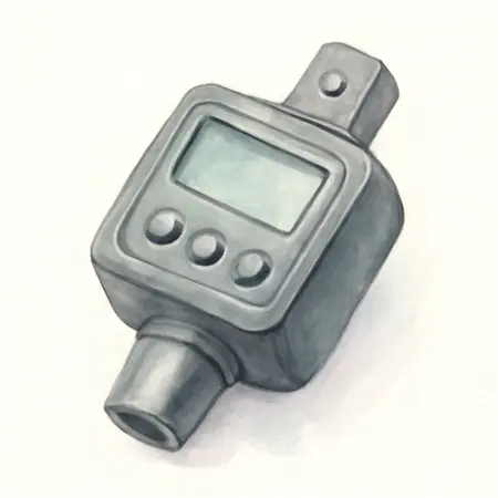Water color illustrative image of a generic 3/4 in. Drive 150-750 ft. lb. Digital Torque Adapter