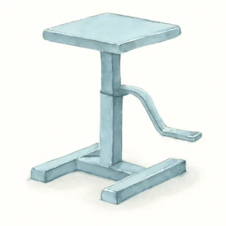 Water color illustrative image of a generic 350 Lb. Capacity Motocross Dirt Bike Stand