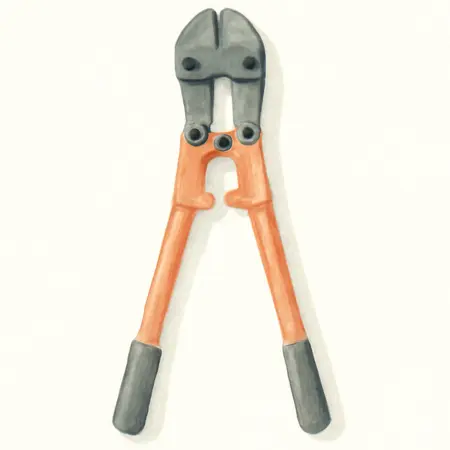 Water color illustrative image of a generic 36 in. Bolt Cutters