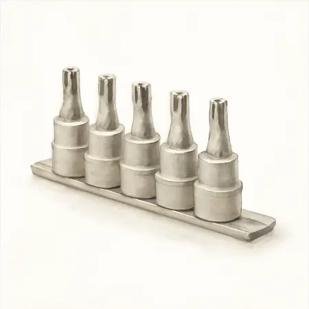 Water color illustrative image of a generic 3/8 in. Drive E-TORX Socket Set, 6 Piece