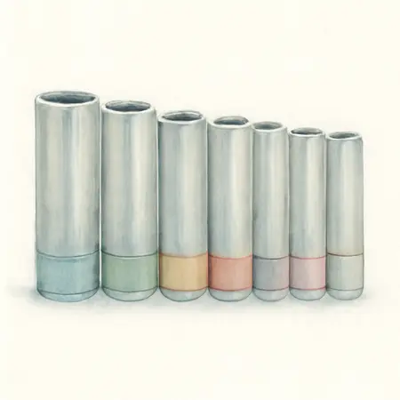 Water color illustrative image of a generic 3/8 in. Drive Metric Color Coded Deep Socket Set, 10 Piece