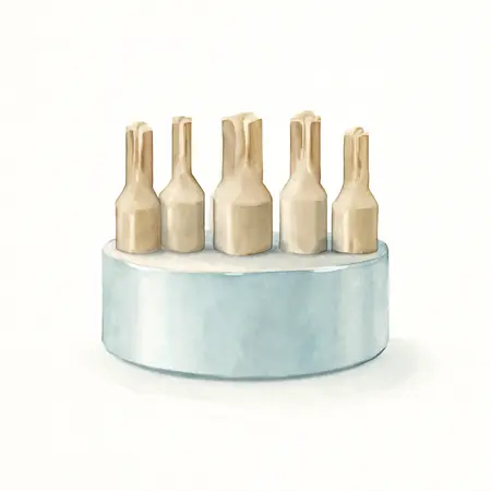 Water color illustrative image of a generic 3/8 in. Drive Star Bit Socket Set, 6 Piece