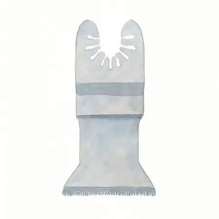 Water color illustrative image of a generic 3/8 in. High Carbon Steel Plunge/Flush Cutting Blade for Oscillating Multi-tools