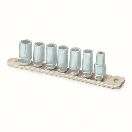 Water color illustrative image of a generic 3/8 in. Socket Rail