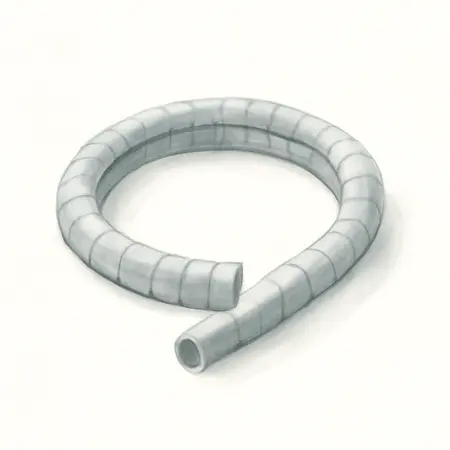 Water color illustrative image of a generic 3/8 in. x 10 ft. Protective Wire Wrap