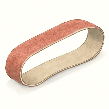 Water color illustrative image of a generic 3/8 in. x 13 in. Sanding Belt Assorted Set, 5 Pc.