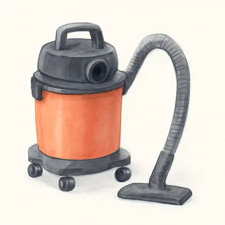 Water color illustrative image of a generic 3 Gallon, 3 Peak HP Wet/Dry Vacuum