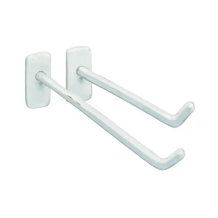 Water color illustrative image of a generic 3 in. Double Straight Pegboard Hooks, 2 Piece
