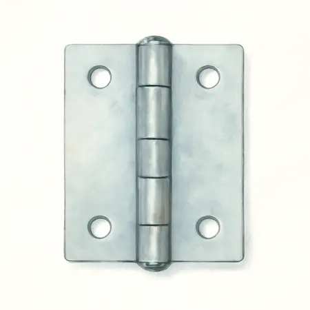 Water color illustrative image of a generic 3 in. Zinc Butt Hinge