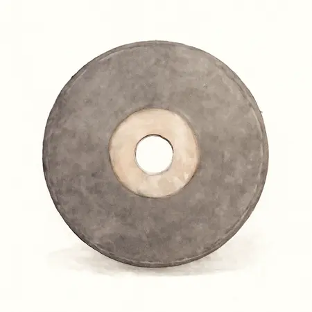 Water color illustrative image of a generic 3 in. x 1/32 in. x 3/8 in. Type 01/41 Cut-off Wheels, 10-Pack