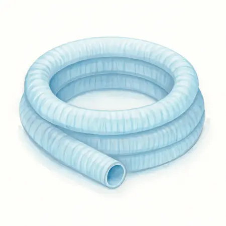 Water color illustrative image of a generic 3 in. x 15 ft. PVC Intake Hose
