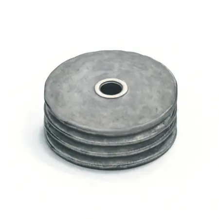 Water color illustrative image of a generic 3 in. x 3/64 in. x 3/8 in. Thin Metal Cut-off Wheels, 5-Pack