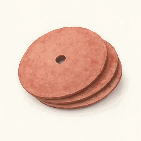 Water color illustrative image of a generic 3 in. 36 Grit Twist-Lock Sanding Discs Type TR/III with Ceramic Alumina Grain, 3 Pack