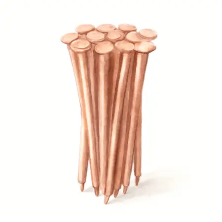 Water color illustrative image of a generic CHICAGO ELECTRIC 3mm Dent Repair Welding Studs, 150 Piece