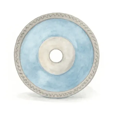 Water color illustrative image of a generic 4-1/2 in. Professional Continuous Rim Blade with Mesh Rim