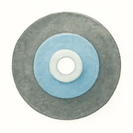 Water color illustrative image of a generic 4-1/2 in. x 1/16 in. x 7/8 in. Type 27/42 Metal Cut-off Wheel, 10-Pack