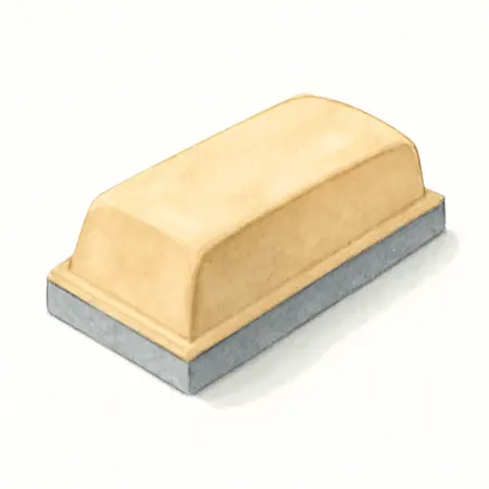 Water color illustrative image of a generic 4-7/8 in. Soft Rubber Sanding Block