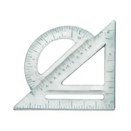 Water color illustrative image of a generic 4-in-1 Aluminum Rafter Angle Square