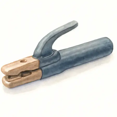 Water color illustrative image of a generic 400 Amp Welding Electrode Holder