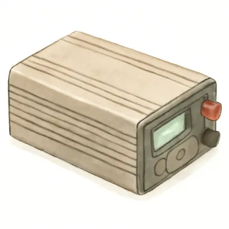 Water color illustrative image of a generic 400 Watt Continuous/800 Watt Peak Modified Sine Wave Power Inverter