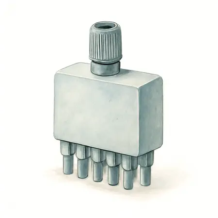 Water color illustrative image of a generic 400 Watt Universal Solar Connector