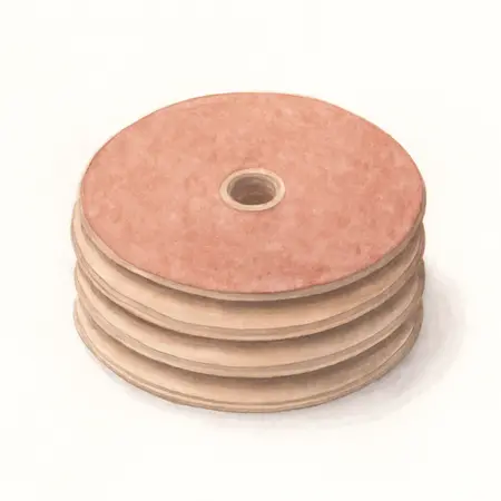 Water color illustrative image of a generic 4-1/2 in. Ceramic Fiber Discs, 60 Grit, 5-Pack