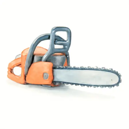 Water color illustrative image of a generic 42cc, 18 in. Gas-Powered Chainsaw