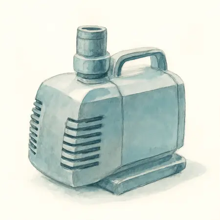 Water color illustrative image of a generic 4500 GPH Submersible Waterfall Pump