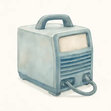 Water color illustrative image of a generic 45 Amp Plasma Cutter