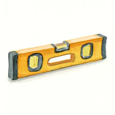Water color illustrative image of a generic 48 in. I-Beam Level