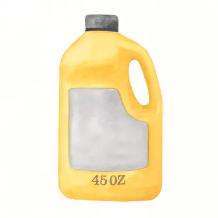 Water color illustrative image of a generic 48 oz. Ultimate Wash & Wax