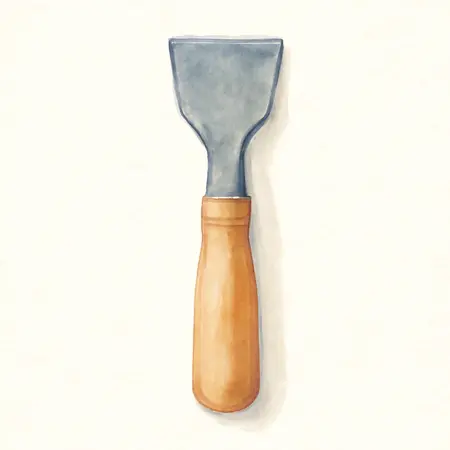 Water color illustrative image of a generic 4 In. Brick Chisel