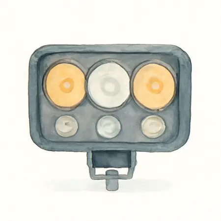 Water color illustrative image of a generic 4 LED Off-Road Spot/Flood Combo