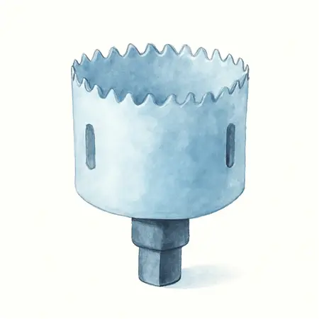 Water color illustrative image of a generic 4 in. Bi-Metal Hole Saw