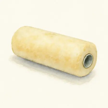 Water color illustrative image of a generic 4 in. Paint Roller Cover with 1/2 in. Nap - BEST Quality