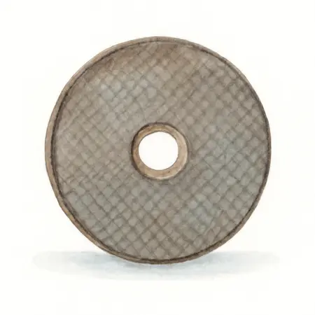 Water color illustrative image of a generic 4 in. x 3/64 in. x 5/8 in. Thin Metal Cut-off Wheel 10 Pk.