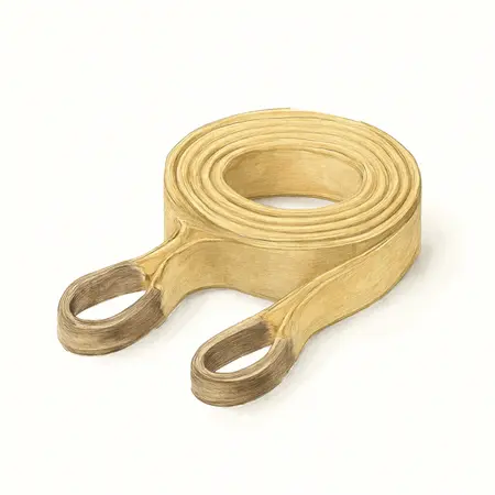 Water color illustrative image of a generic 4 in.  x 8 ft. Tree Trunk Protector Strap