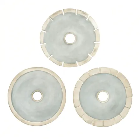 Water color illustrative image of a generic 4 in. Assorted Diamond Blades, 3 Piece