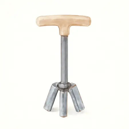 Water color illustrative image of a generic 4 in. Engine Cylinder Hone