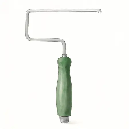 Water color illustrative image of a generic 4 in. Premium Paint Roller Frame - BEST Quality