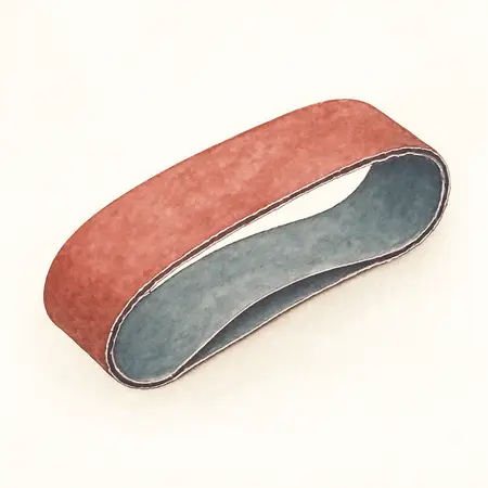 Water color illustrative image of a generic 4 in. x 24 in., 120-Grit Sanding Belts with Zirconia Alumina Grain, 3-Pack