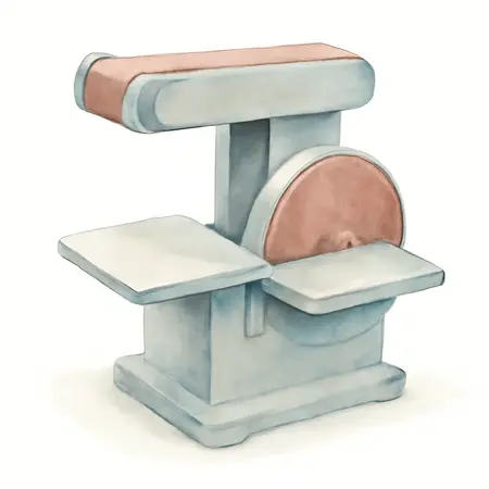 Water color illustrative image of a generic 4 in. x 36 in. Belt and 6 in. Disc Sander