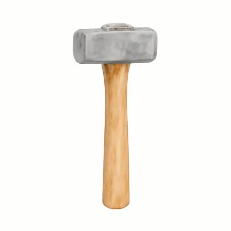 Water color illustrative image of a generic 4 lb. Hardwood Engineers Hammer