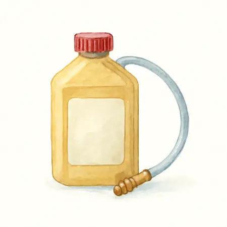 Water color illustrative image of a generic 4 oz. Pressure Washer Pump Protector