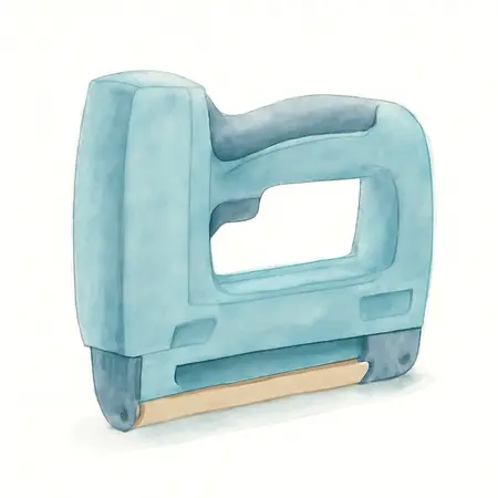 Water color illustrative image of a generic 4V Cordless Stapler