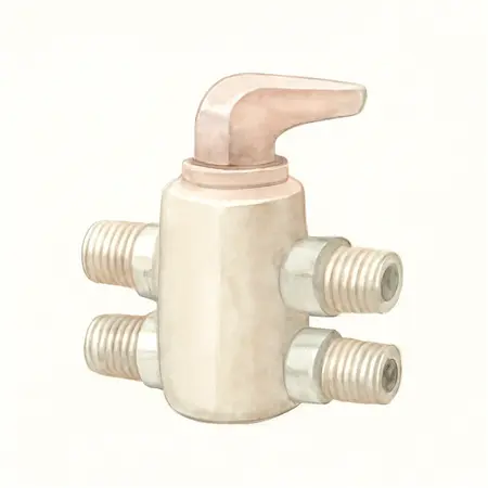 Water color illustrative image of a generic 5-in-1 Safety Coupler