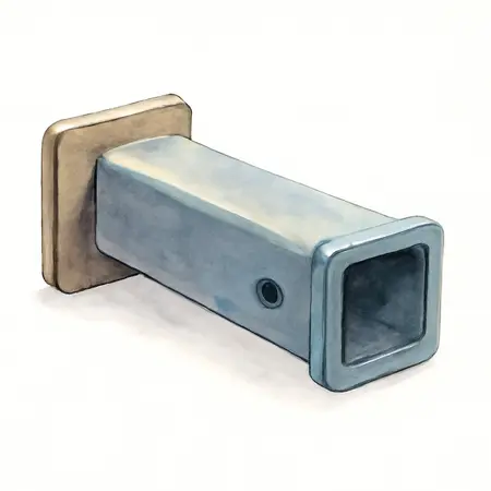 Water color illustrative image of a generic 5000 lb. Step Bumper Receiver