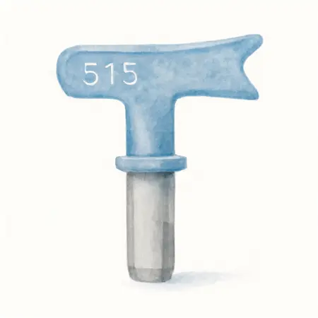 Water color illustrative image of a generic 515 Reversible Airless Paint Spray Tip